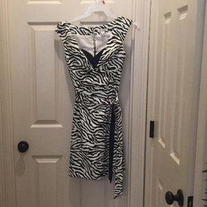Zebra print dress